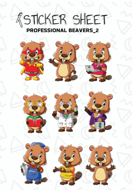 Professional Beavers sheet 2