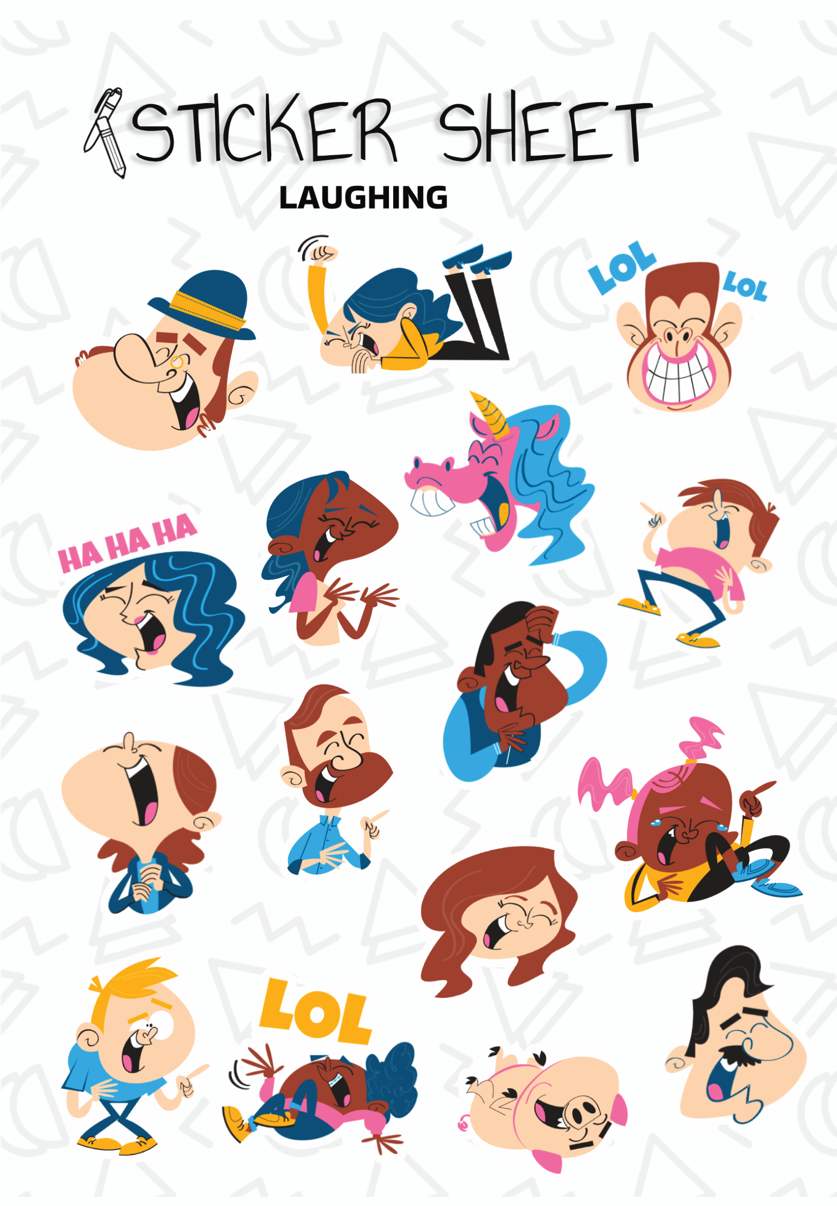 laughing