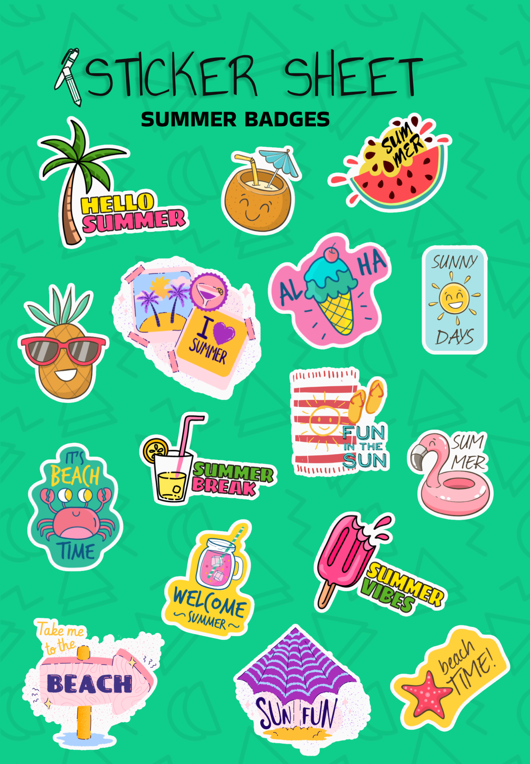 summer badges